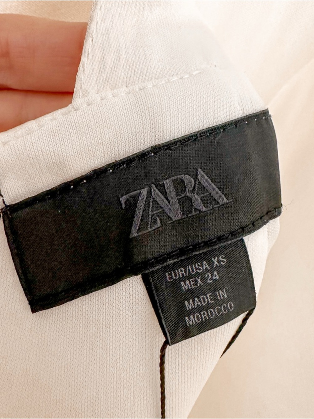 NWT Zara Bow Back White Dress - Picture 8 of 16